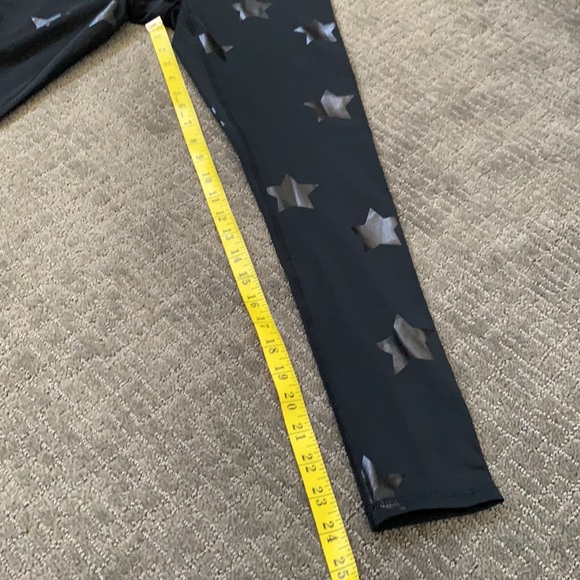 TEREZ black tonal star foil uplift leggings - Picture 5 of 5